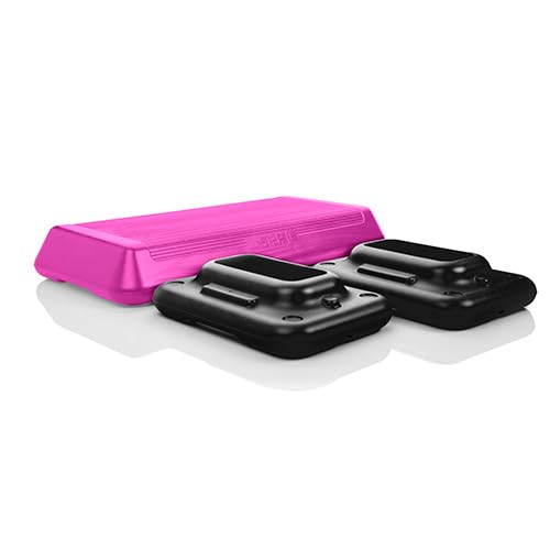 The Step The Step Circuit Size Platform with Two (2) Freestyle Risers,Pink