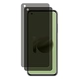 AISELAN 2 PCS Privacy Screen Protector for ASUS Zenfone 10 Tempered Glass Protective Film 9H-Hardness Anti-Scratch Anti-Peeping Case Friendly (Anti-Spy)
