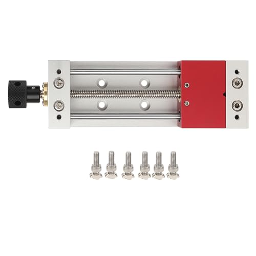 DANAIXZ Bench Vise Table Clamp Drill Vice Machine Heavy Duty All Aluminum Material CNC Processed High Strength Polished Surface 100mm Clamping Range for DIY Repair Tool Workshop