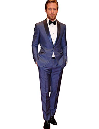 Ensemble veste et pantalon hommes à revers châle élégant