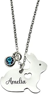 Bunny Necklace Rabbit Gift Birthday Bun Lover Present