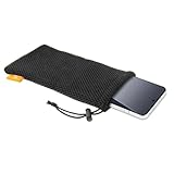 HAWEEL Pouch Carry Bag, Organizer for Smart Phones/Power Bank/USB Flash Drive/SD Cards and Other Accessories(Black)