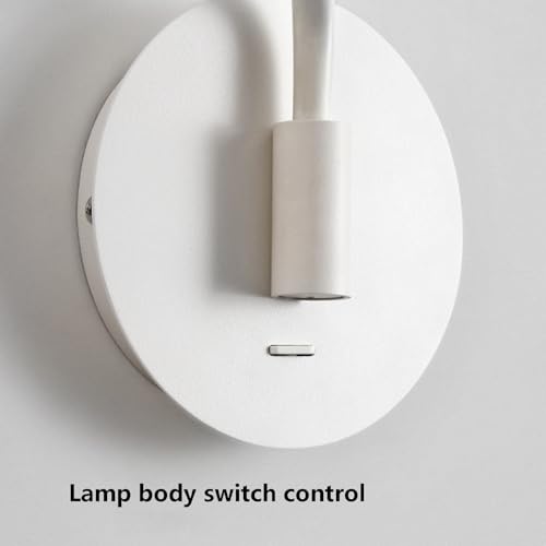 Lámpara de pared LED giratoria para iluminar y decorar tu dormitorio a tu gusto 5