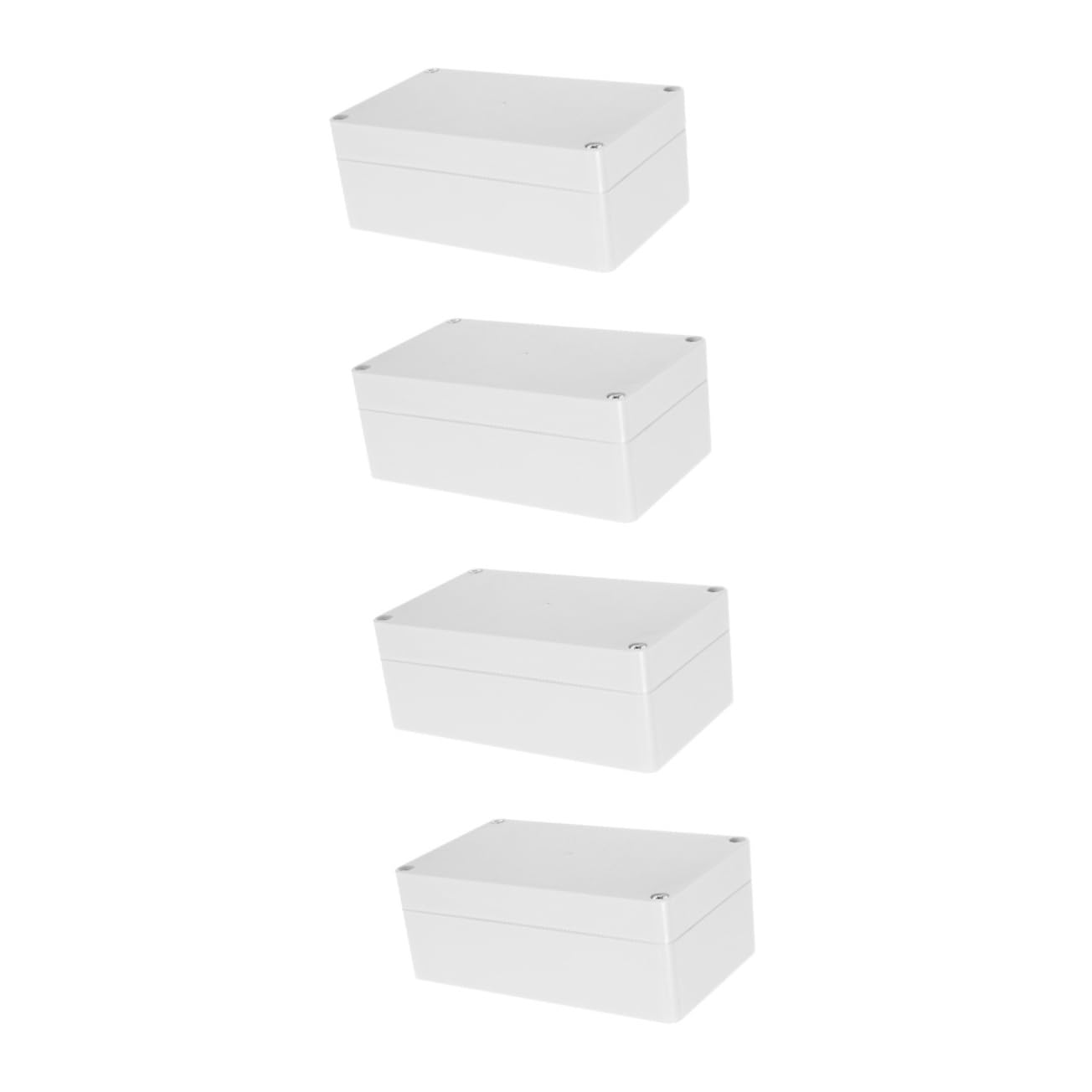 Boîte de jonction étanche résistante aux intempéries : pack de 4 boîtiers design - 8