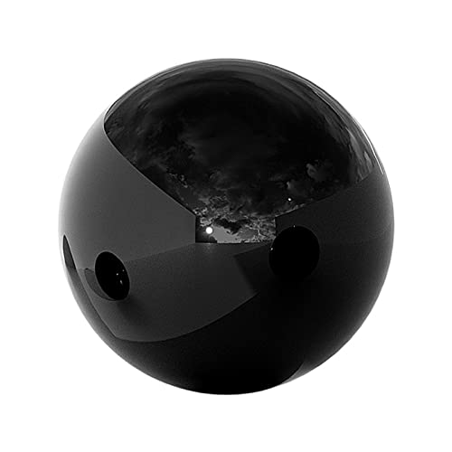 Regarder la balle, polir la balle creuse, Boule d'observation noire, boules décoratives for la maison, le jardin, la décoration de Noël, le plafond, le centre commercial, la fenêtre, boule creuse (cou