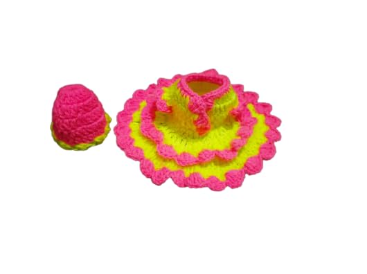 Royal Collection Centre Laddu Gopal Woolen Dress Winter Dress Set Krishna Clothes Poshak (Design 3) (0)