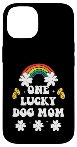 One Lucky Dog Mom Funny St Patricks Day Lucky Irish shamrock Case for iPhone 14