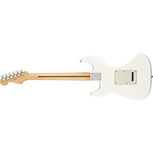 Image of Fender Electric Guitar Mexican Player Series Stratocaster HSS Maple PWT 0144522515 White