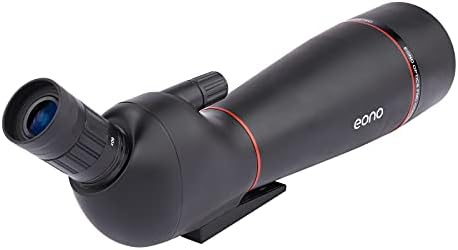 Amazon Brand Eono Spotting Scope 20-60x80 HD for Bird Watching, Portable Scope with Backpack Phone Adapter Camera Shutter Tripod