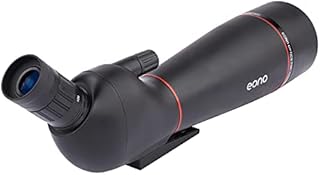 Amazon Brand Eono Spotting Scope 20-60x80 HD for Bird Watching, Portable Scope with Backpack Phone Adapter Camera Shutter Tripod