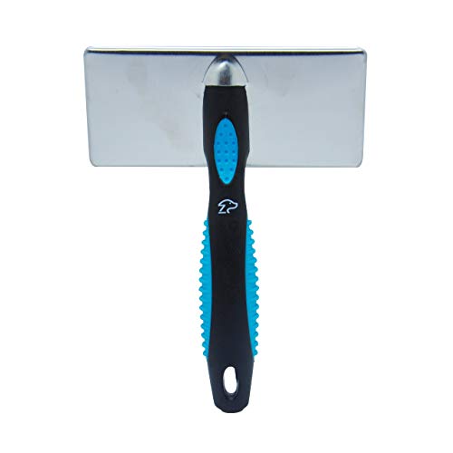 Rasqueadeira Clássica Reta Grande Azul Propetz Propetz para Cães, Grande, Azul