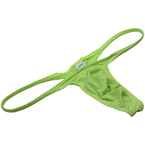 Orocojuco 8-Pack Men's Bikini Thong Underwear Slim Pouch String Tangas Second Skin Feel Sexy Low Rise T-Back Large #TOP4