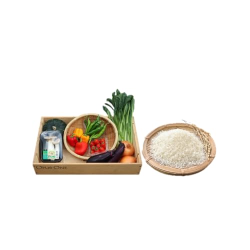 有機野菜・京野菜の『京都やおよし』のお野菜と米2kgの詰め合わせ