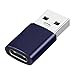 Adattatore USB C | 4,9 x 3,18 x 3,18 cm Usb3 femmina maschio a adattatore | Lega di alluminio USB C femmina a maschio, trasferimento dati super veloce e ricarica rapida, compatibile per PC portatili immagine