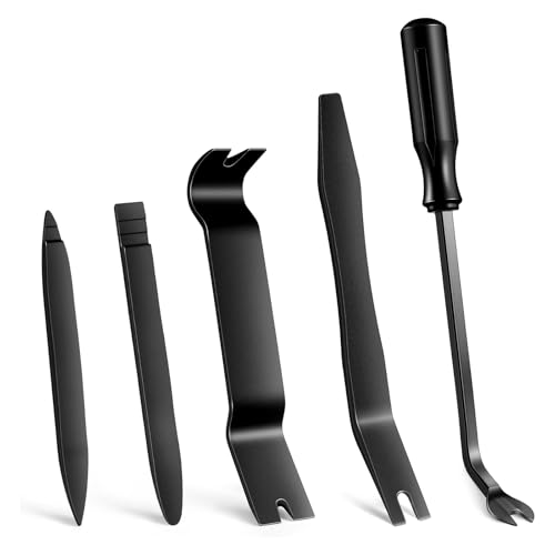 Bawkars 5 PCS Auto Trim Removal Tool Kit, No-Scratch Plastic