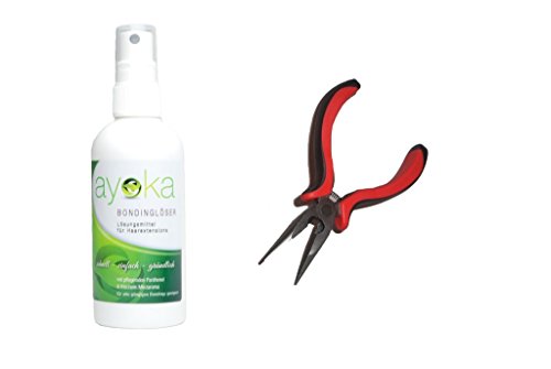 Preisvergleich Produktbild Hermosisimo Professionelles Bondinglöser Set mit 50ml Ayoka Bondinglöser Extra Stark + Entferner Zange