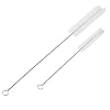 Buisborstel, 2 stuks roestvrijstalen wasborstel Lange stroborstel Nylon buisreiniger Nylon buisborstels voor het…