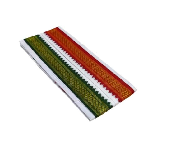 Cotton Towel for Men Women and Baby | Gamcha | Angochha Set (White) Size:52x30 Inch - Pack of 1-image-9