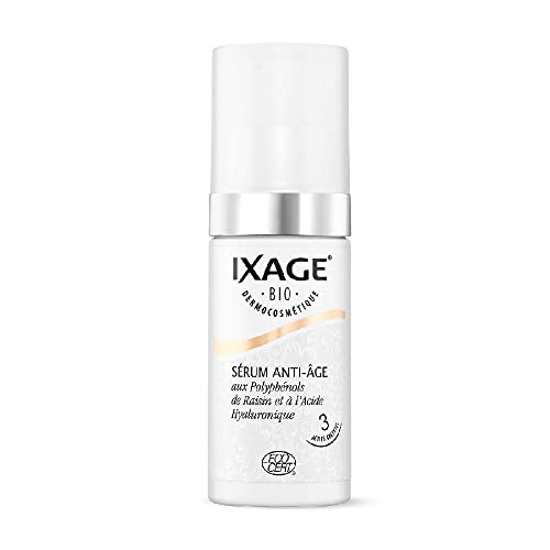Sérum Visage BIO Acide Hyaluronique Végétal - Naturel et BIO - Marque Française IXAGE - Fabriqué en France - Sérum Anti-Âge - Anti-Rides Hydrate Repulpe Lift la peau - 30ML Cover