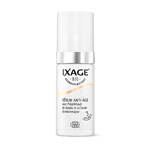 Sérum Visage BIO Acide Hyaluronique Végétal - Naturel et BIO - Marque Française IXAGE - Fabriqué en France - Sérum Anti-Âge - Anti-Rides Hydrate Repulpe Lift la peau - 30ML