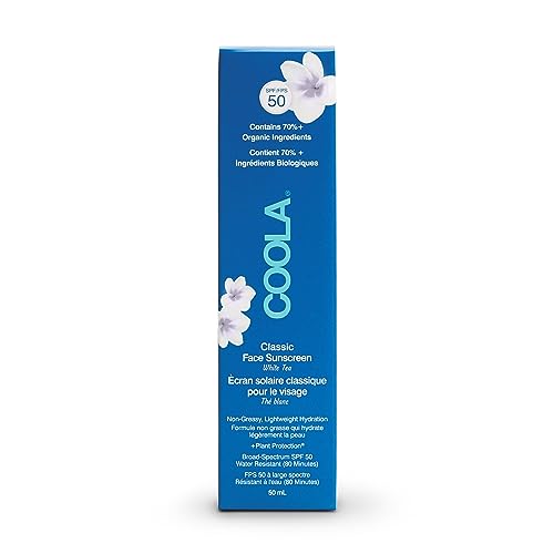 Coola Classic Face Sunscreen SPF 50, White Tea 50 ml