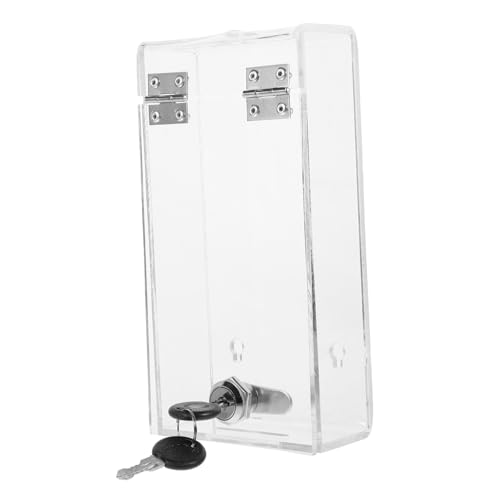 Lurrose Smartphone Storage Box Cellphone Lock Case Office Storage Container Mobile Phone Locking Box Random Style