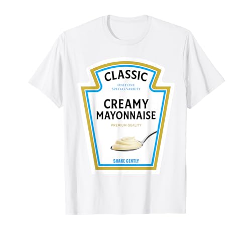 Mayonnaise Mayo Ketchup Halloween 2024 Costume Senape Team Maglietta
