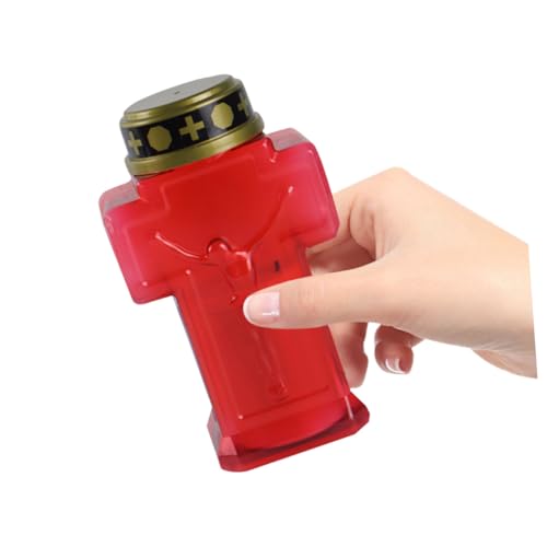 Velas de Cruz LED Rojas: Obsequios Conmemorativos y Detalles Litúrgicos 4
