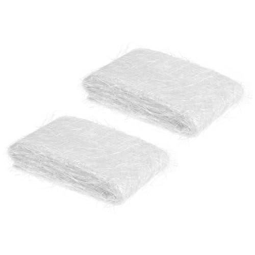 MECCANIXITY 2 Pcs Fiberglass Mat, 0.75 Oz Fiberglass Chopped Strand Mat 1x1m(39'' Wide x 1.09yd Long) for Cars Boats Vacuum Bagging Molding Composites Repair