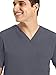 Healing Hands Scrubs for Men Modern Fit, Scrub Top Jake with 3 Patch Pockets, Side Vents and Stretchy Fabric 2331, Medium, Pewter