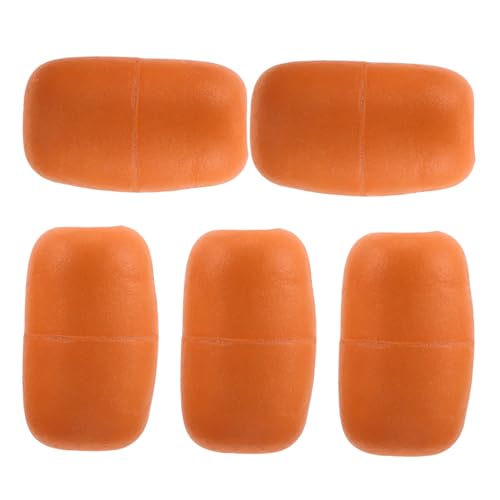Milisten 5pcs Foam Fishing Floats High Buoyancy Uv Resistant Easy Install Bright Orange Fishing Net Buoy Accessories