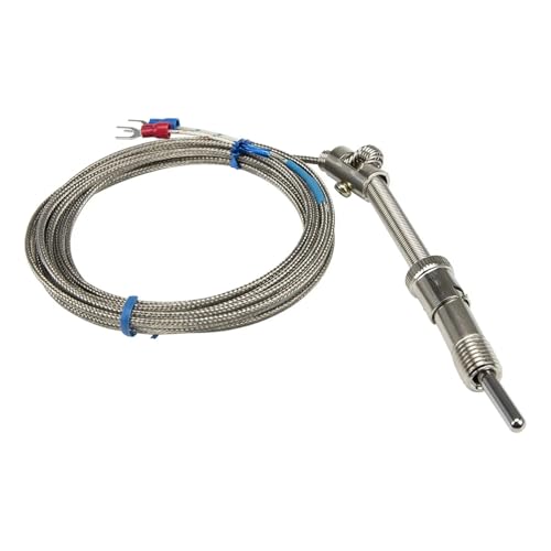 Thermocouple K M12 anti-vibration avec câble métallique de 3m