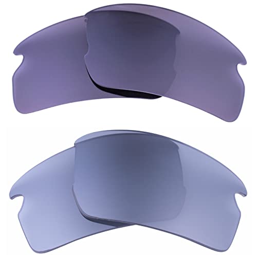 LenzFlip 2色セット Oakley Flak 2.0 アジアンフィット 偏光 交換レンズ オークリー フラック2.0 Asian Fit