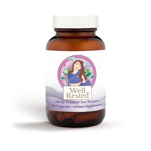 Well Rested by Menolabs - All Natural - Supports Healthy Rest - 60 Capsules (30-Day Supply)