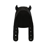 Pooyikoi Y2K Polar Fleece Ear Cap Autumn Winter Devil's Horn Bomber Hat Earmuff Beanie Skullies Trav
