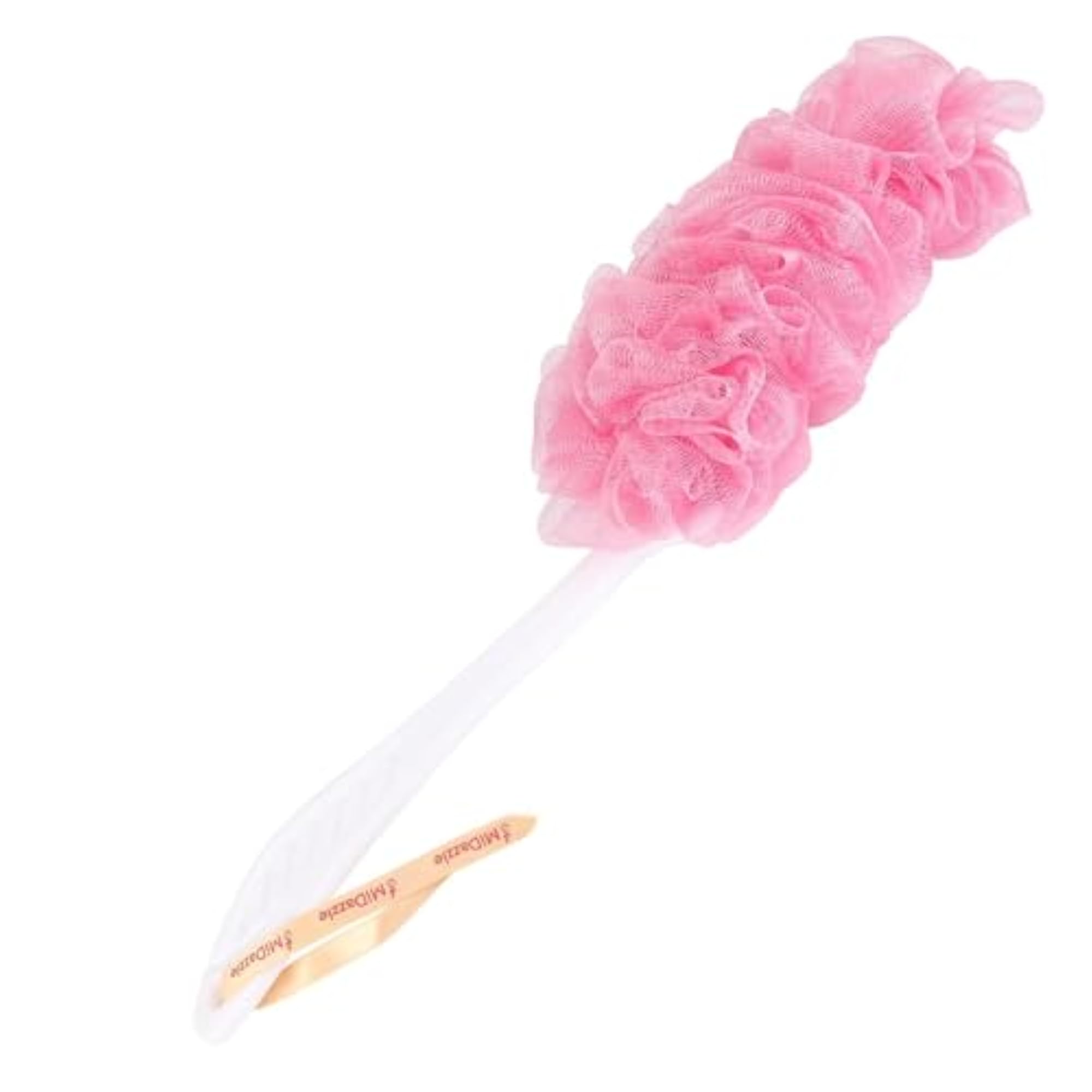 Loofah Long Handle Bath Body Brush, Soft Nylon Mesh Sponge