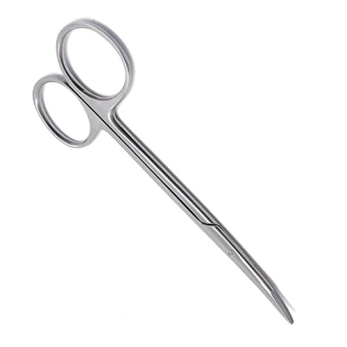 GIMA - Stevens Gebogene Präparierschere mit stumpfen Spitzen, 11,5 cm, 80015