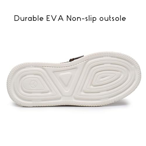 Image of Ahannie Kids Slip On Loafers, Boys Girls Casual Dress Shoes | Lightweight comfort,breathable,school or everyday wear
