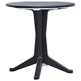 vidaXL Patio Table Patio Square Table Bistro Table Garden Outdoor Dining Table Camping Table Weather