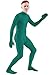 Ensnovo Mens Mock Neck Full Body Unitard Spandex Zentai Suits Costumes