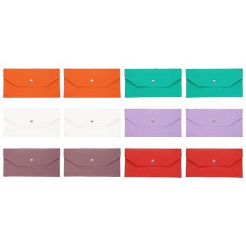 Portefeuille en cuir PU PATIKIL : pochette à argent réutilisable pour voyage