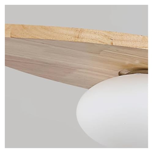 Luz colgante de madera clásica para comedor y lámpara LED de techo 5