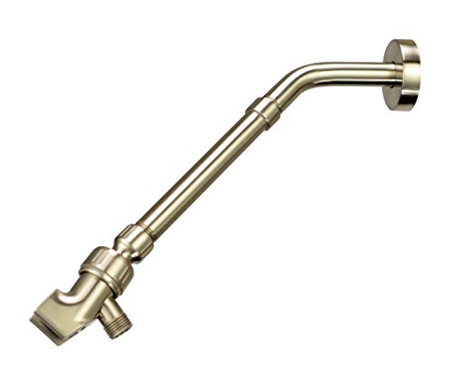 Shower Arm Extension, Shower Head Extender Water Outlet Lowers Existing Shower Head, Brushed Nickel Finish Made Of Solid Metal By Purelux #TOP3