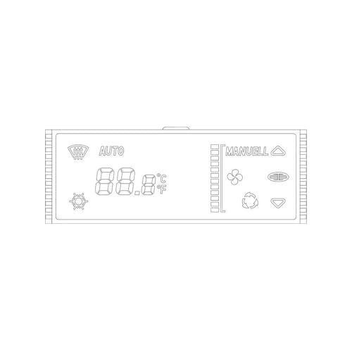 Pantalla LCD calefacción Porsche 911 Boxster 986 3