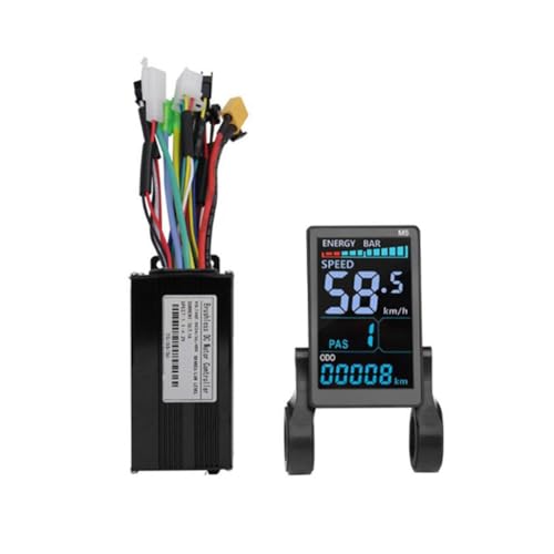 Muxcksa M5d] J[LCDfBXvC[^[ 36V 48V/26A rbO9 TCgRg[ EXN[^[ LCDpl RnpEBike