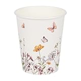 Sufficient Package & Party-Ready: 100 premium disposable cups in a coordinating wildflower and butterfly pattern - perfect for large gatherings without having to worry about last-minute supplies. Ideal for hosts who prioritize worry-free event planni...