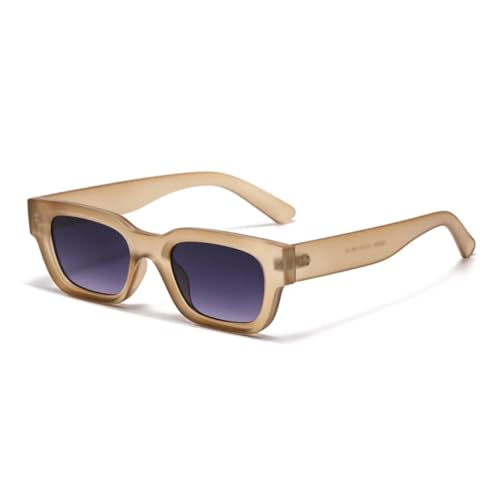 Lunettes de soleil rectangulaires vintage pour femmes verres rétro mode été tendance