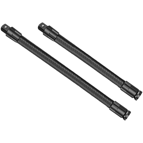 Rallonge flexible 1/2 kit de 2 douilles cliquet en acier forgé
