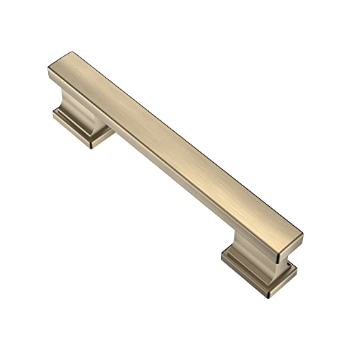 Alzassbg 3-3/4" Brushed Antique Brass Cabinet Pulls 15 Pack, AL3061AB
