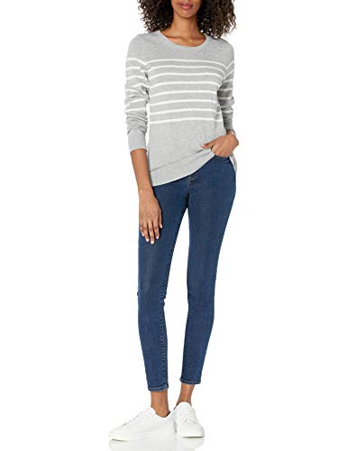 Image of Amazon Essentials Women's Long-Sleeve Lightweight Crewneck Sweater, Flattering (Available in Plus Size)